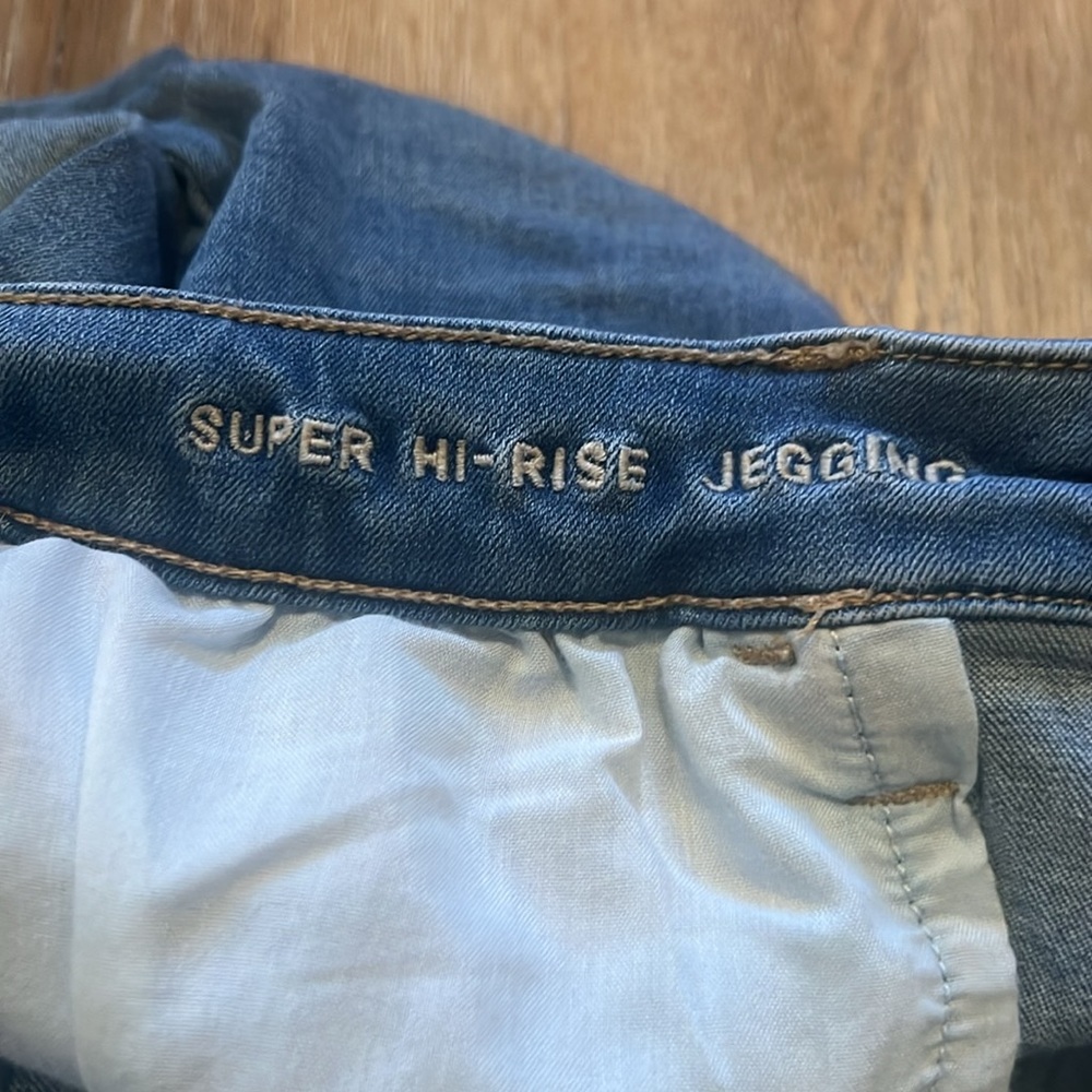 American Eagle super hi-rise jegging-16 short - Picture 10 of 10